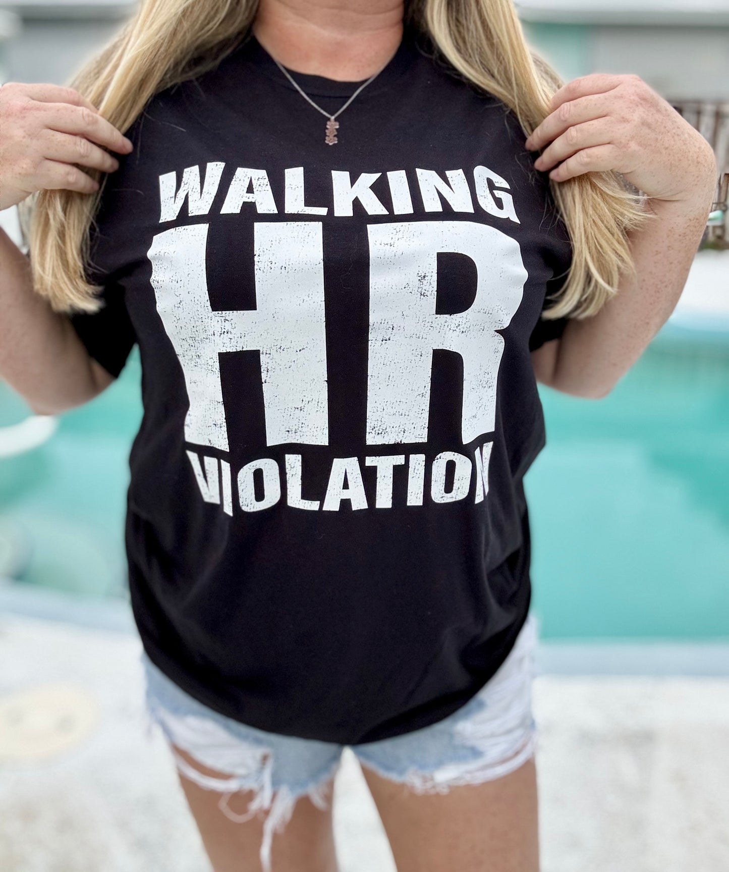 Walking HR Violation | Unisex T-shirt | Corporate Employee Gift | Co-worker gift