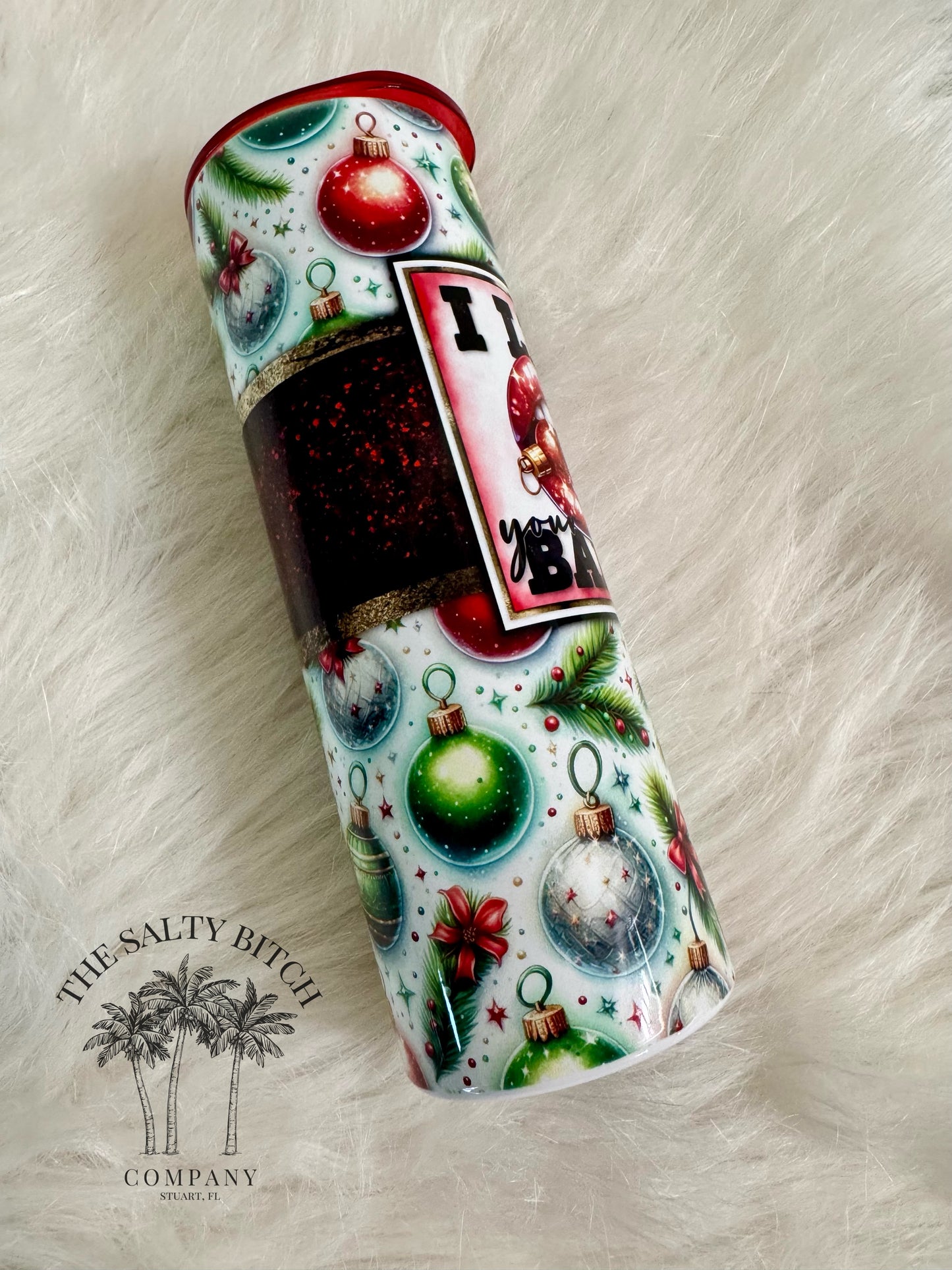 I Like Your Balls | Christmas Tumbler | 20oz skinny tumbler