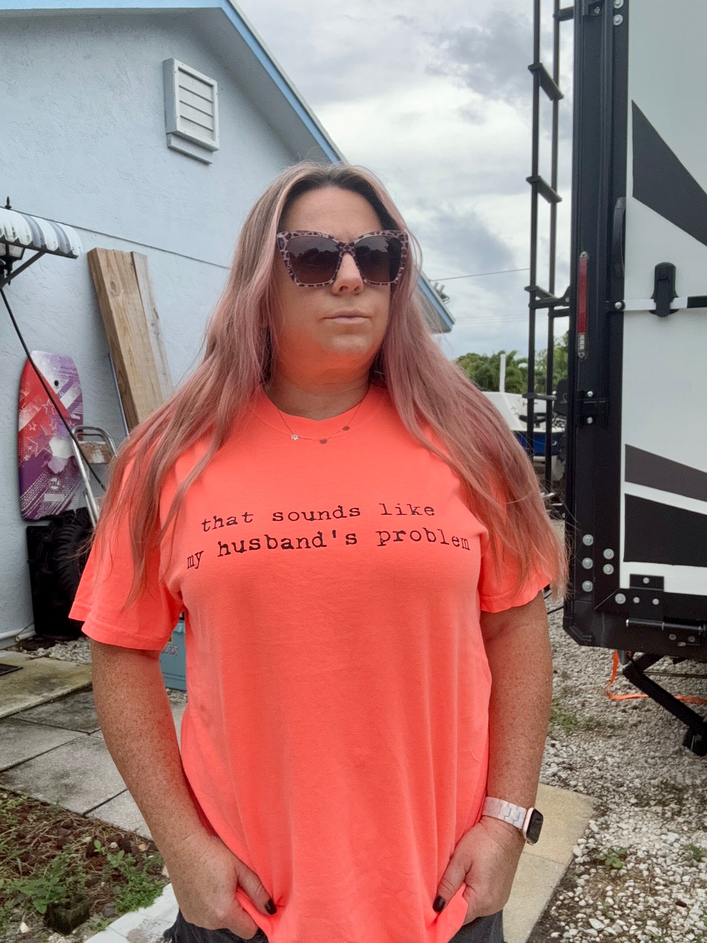 That Sounds Like My Husband’s Problem | Unisex T-shirt | Comfort Colors
