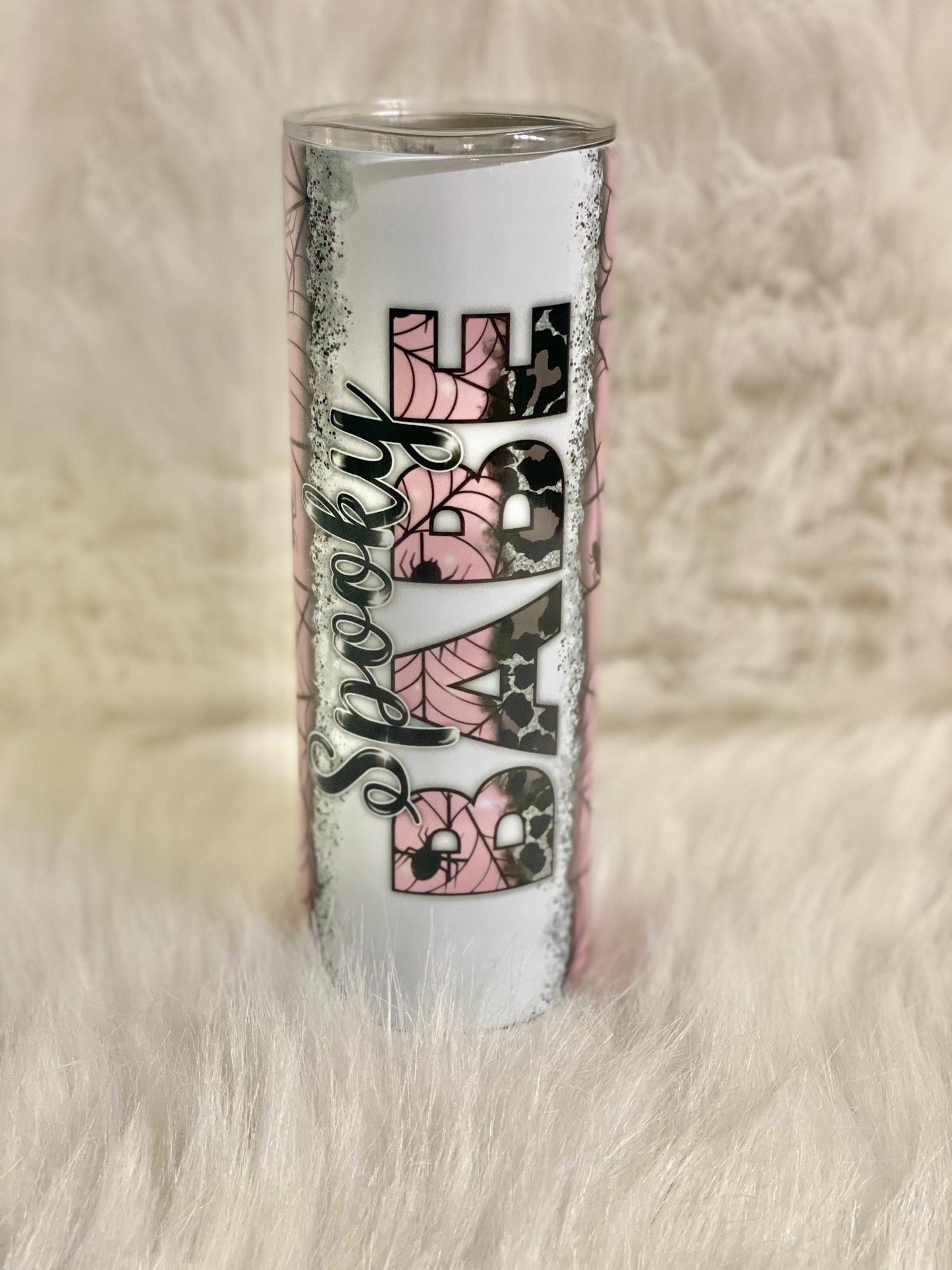 Spooky Babe | Halloween | 20oz skinny tumbler | Drinking tumbler