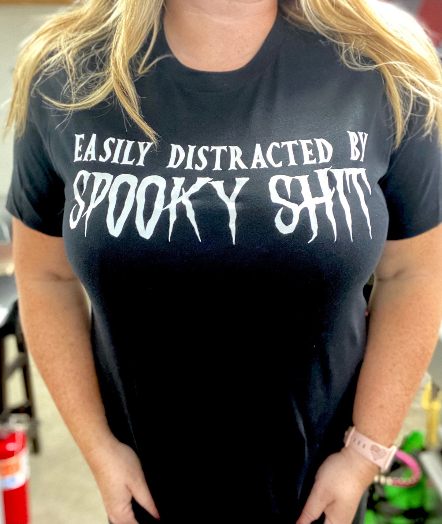 Easily Distracted By Spooky Shit | Halloween shirt | Unisex t-shirt