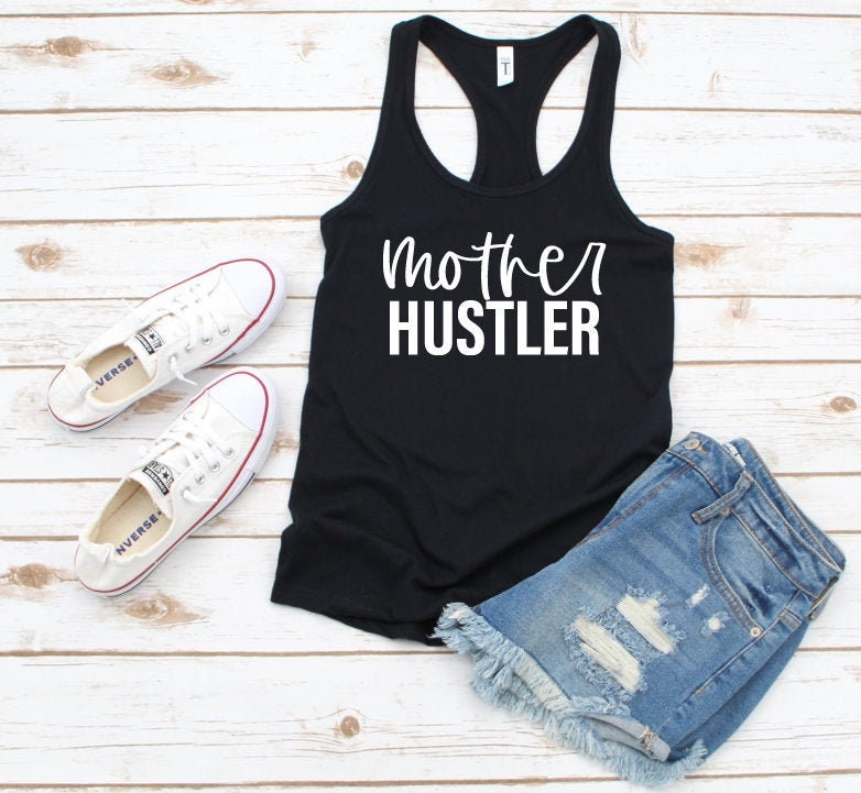 Mother Hustler | Mom Life | Ladies Racerback Tank Top