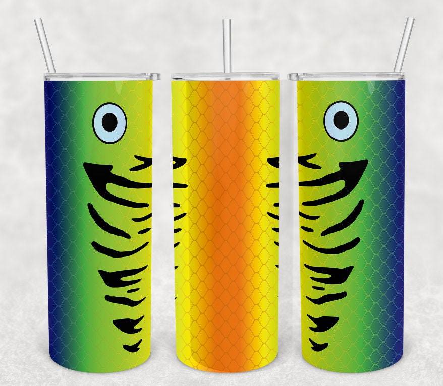 Fishing Lure | 20oz skinny tumbler | Fish Tumbler