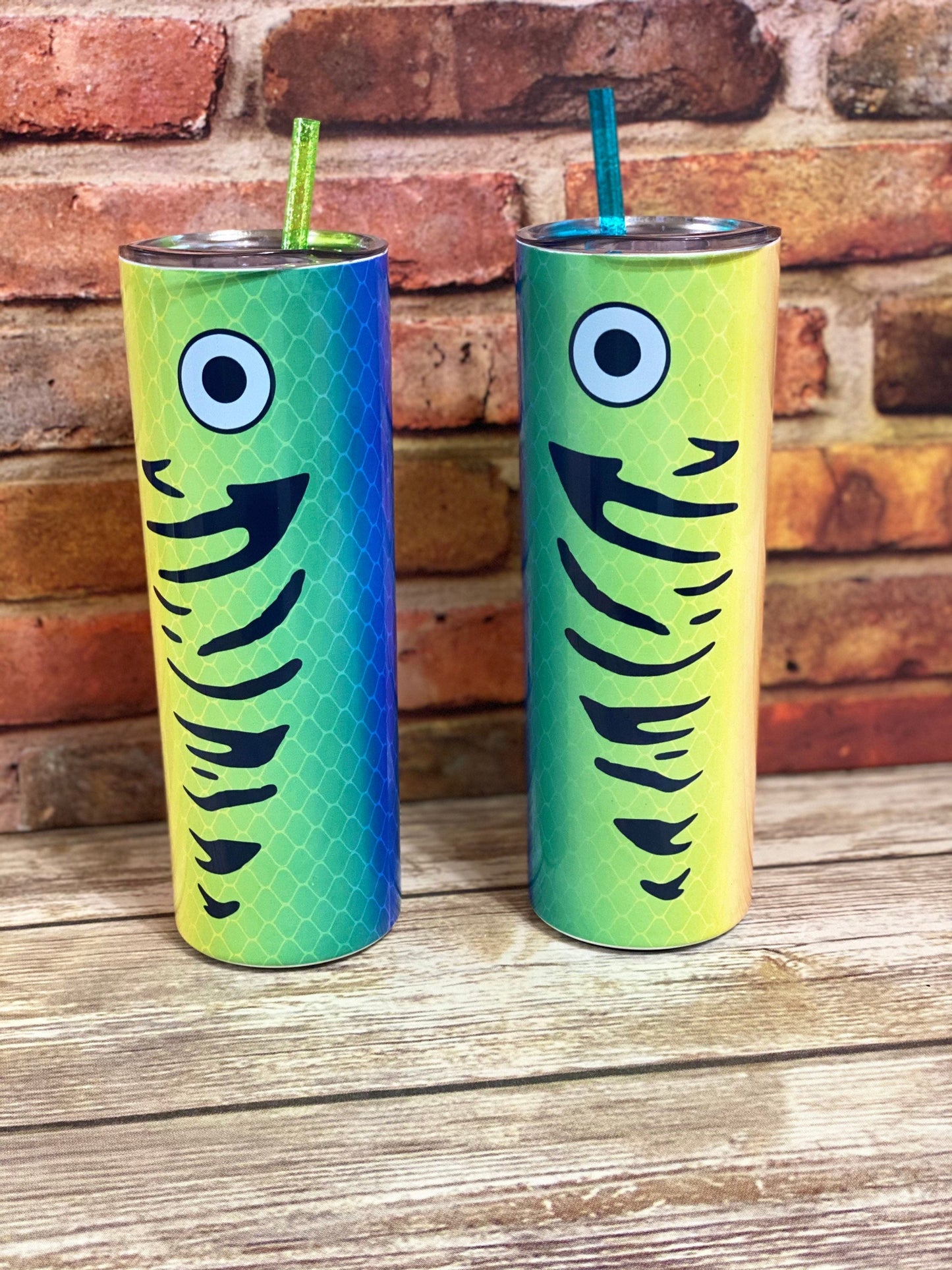 Fishing Lure | 20oz skinny tumbler | Fish Tumbler