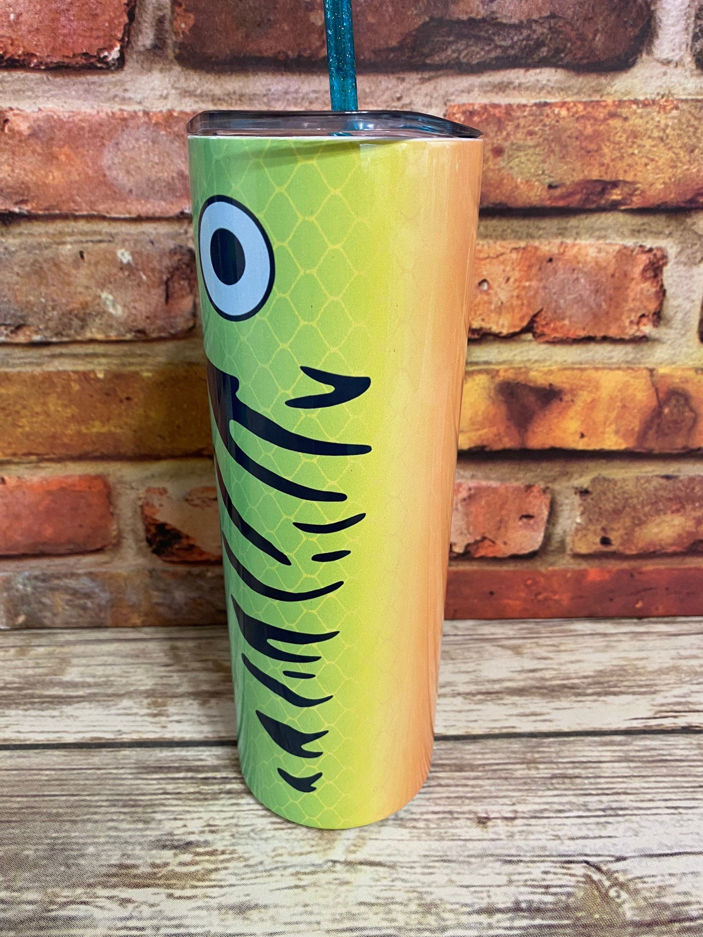 Fishing Lure | 20oz skinny tumbler | Fish Tumbler
