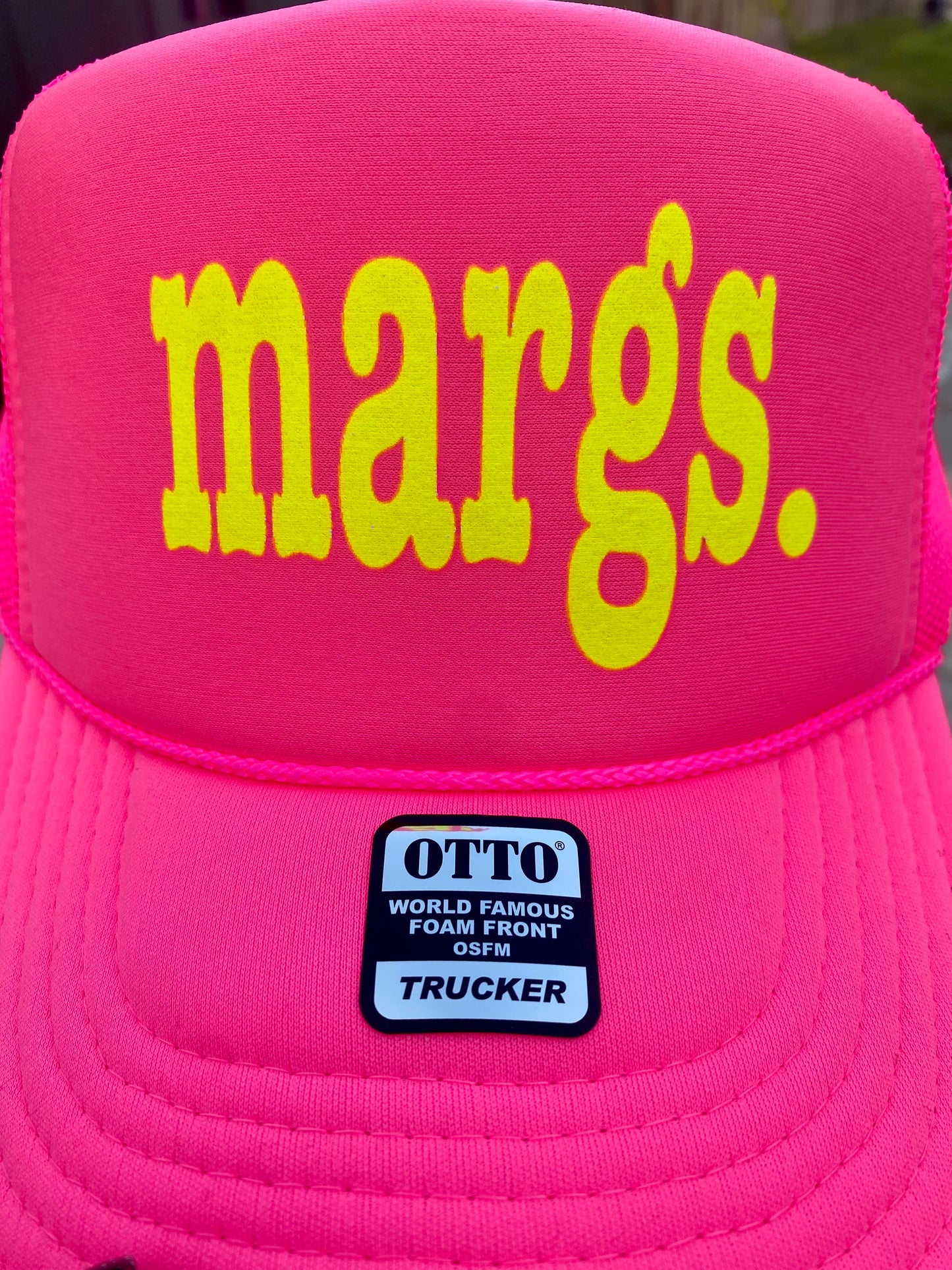 Margs | Trucker Hat | Neon | Ladies Hat | Margarita Lover