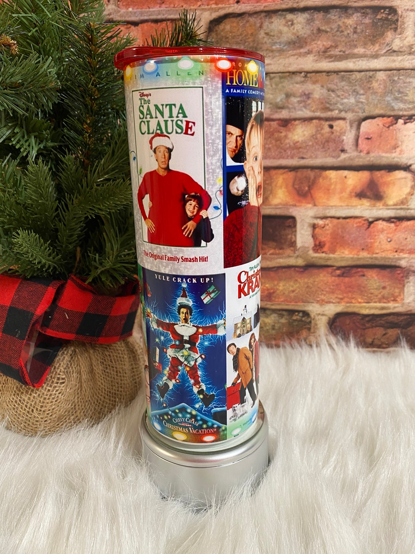 Classic Christmas Movies | Christmas Tumbler | 20oz skinny tumbler