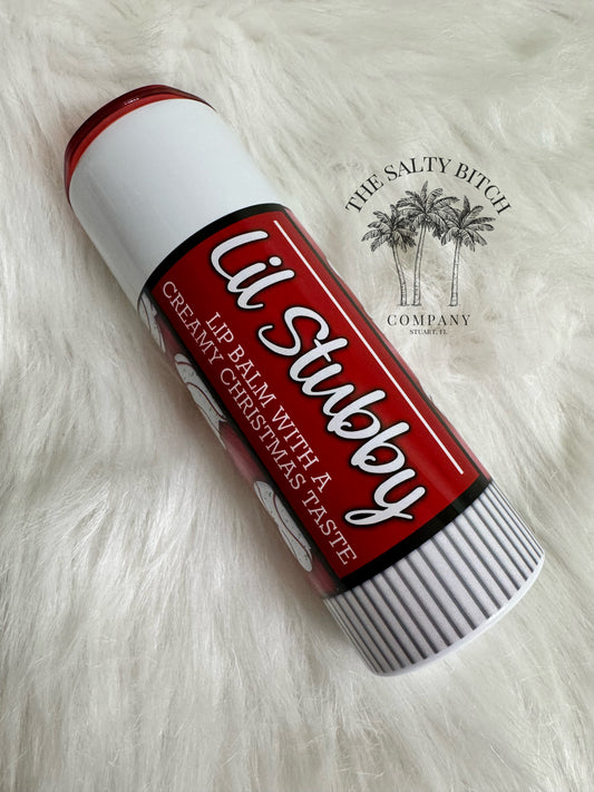 Lil Stubby Lip Balm Tumbler | Chapstick | Naughty Christmas Tumbler | 20oz skinny tumbler