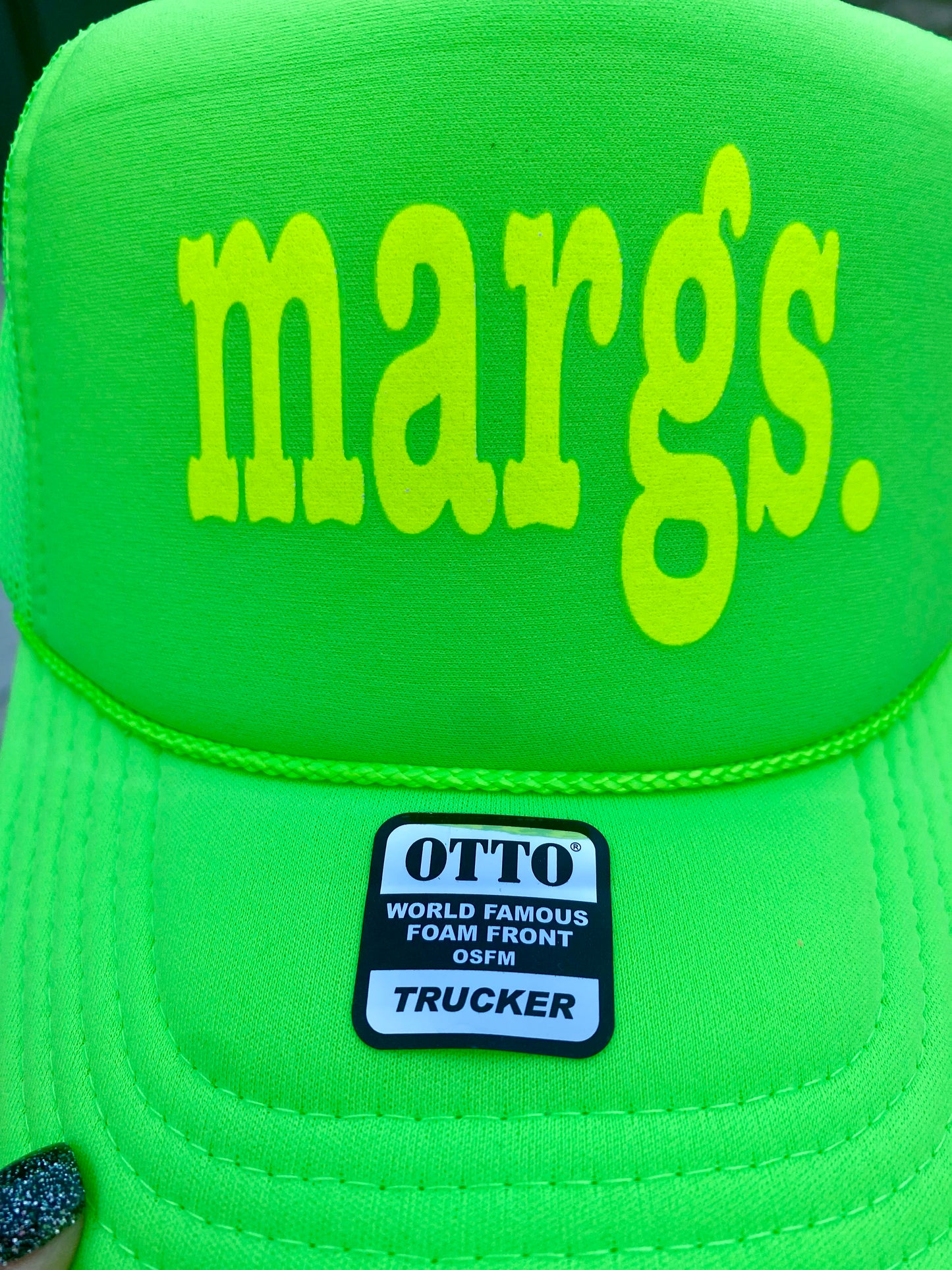 Margs | Trucker Hat | Neon | Ladies Hat | Margarita Lover