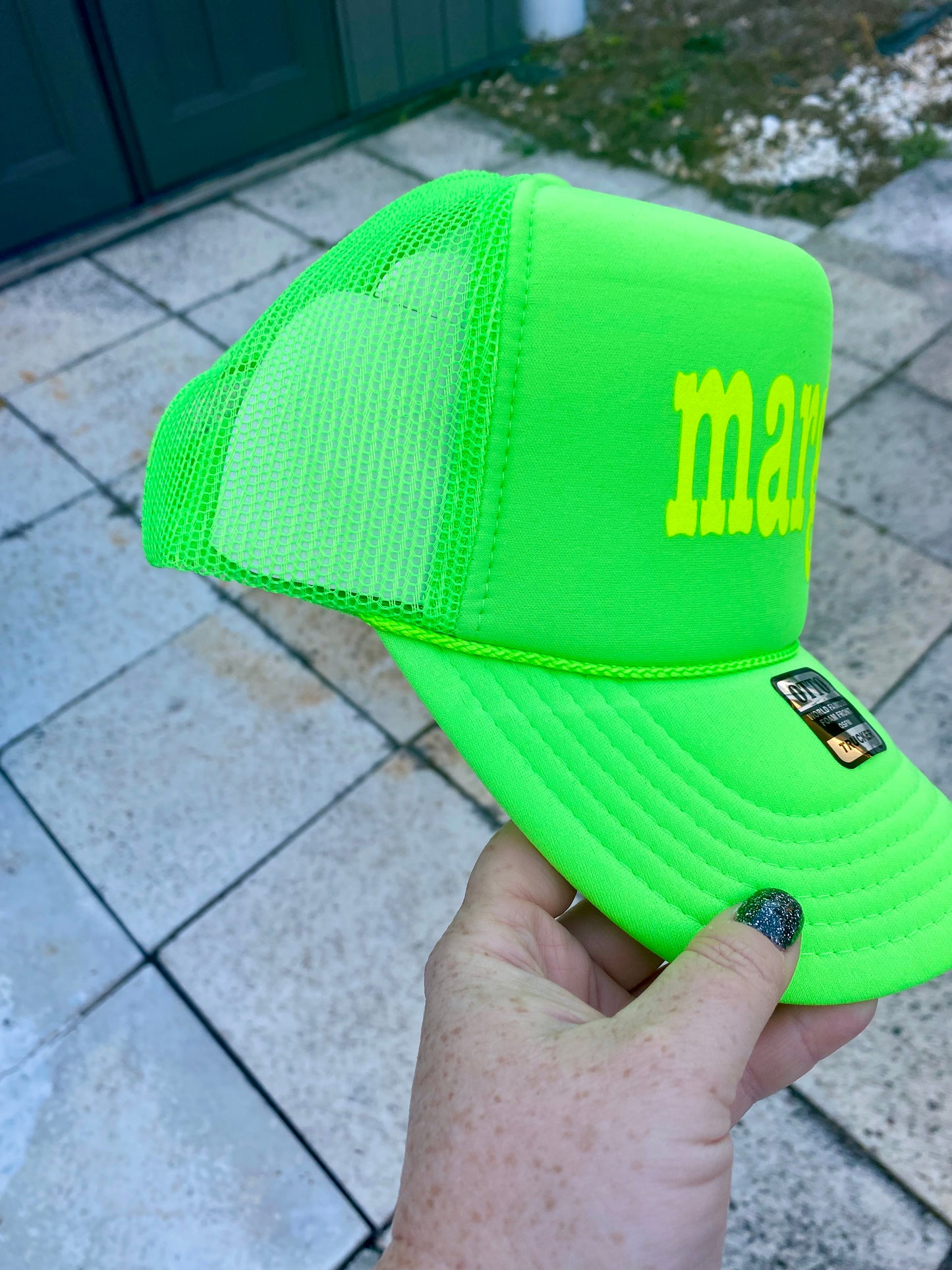 Margs | Trucker Hat | Neon | Ladies Hat | Margarita Lover