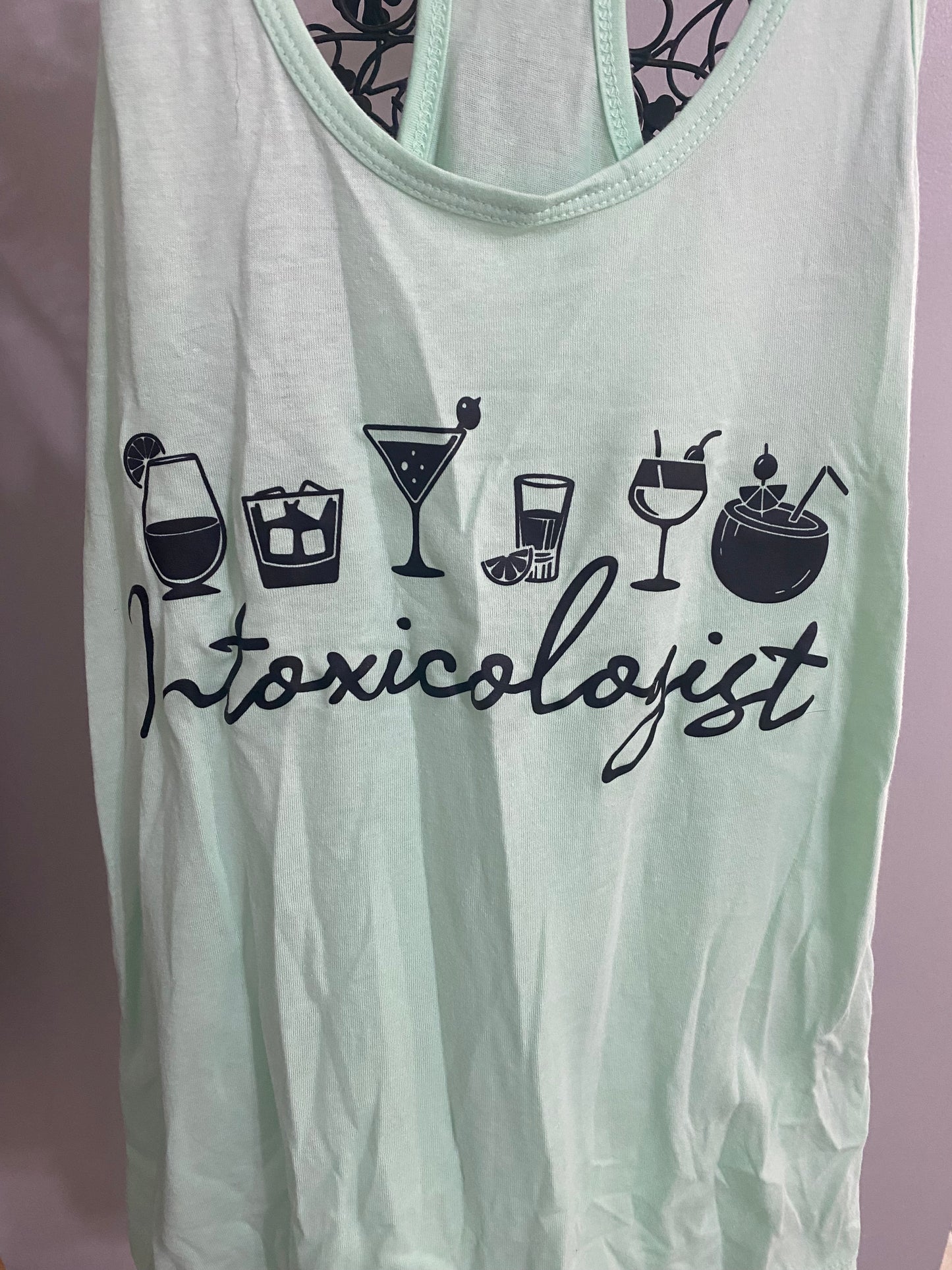 Intoxicologist | Ladies Racerback Tank Top | Drinking Shirt