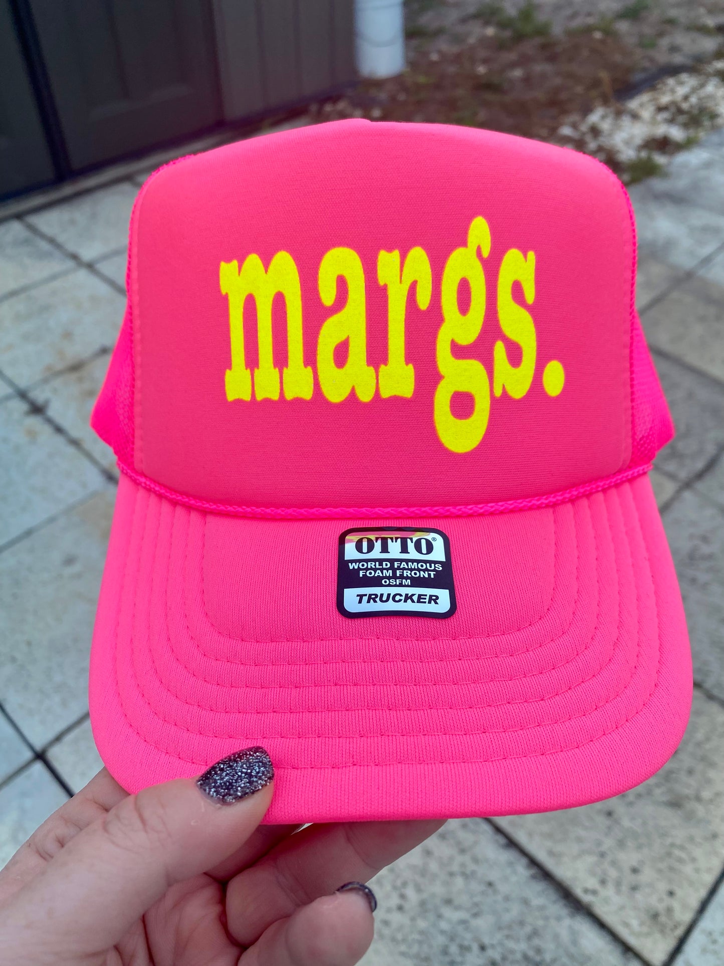 Margs | Trucker Hat | Neon | Ladies Hat | Margarita Lover