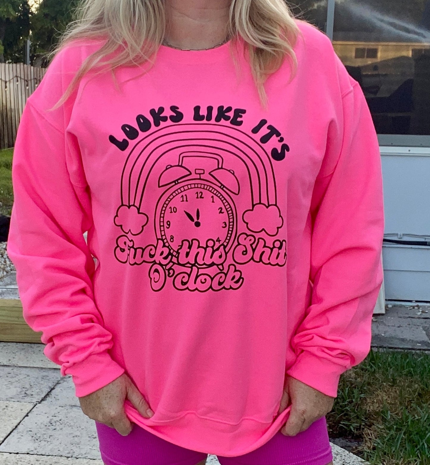 Fuck This Shit o’clock| Sarcastic SweatShirt | Unisex Sweatshirt | Funny Sweatshirt