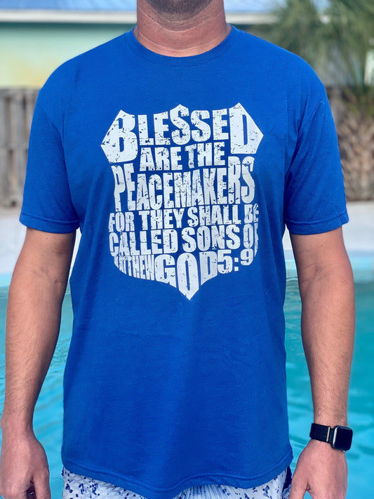 Blessed Are The Peacemakers | Police | Unisex T-shirt | Back The Blue