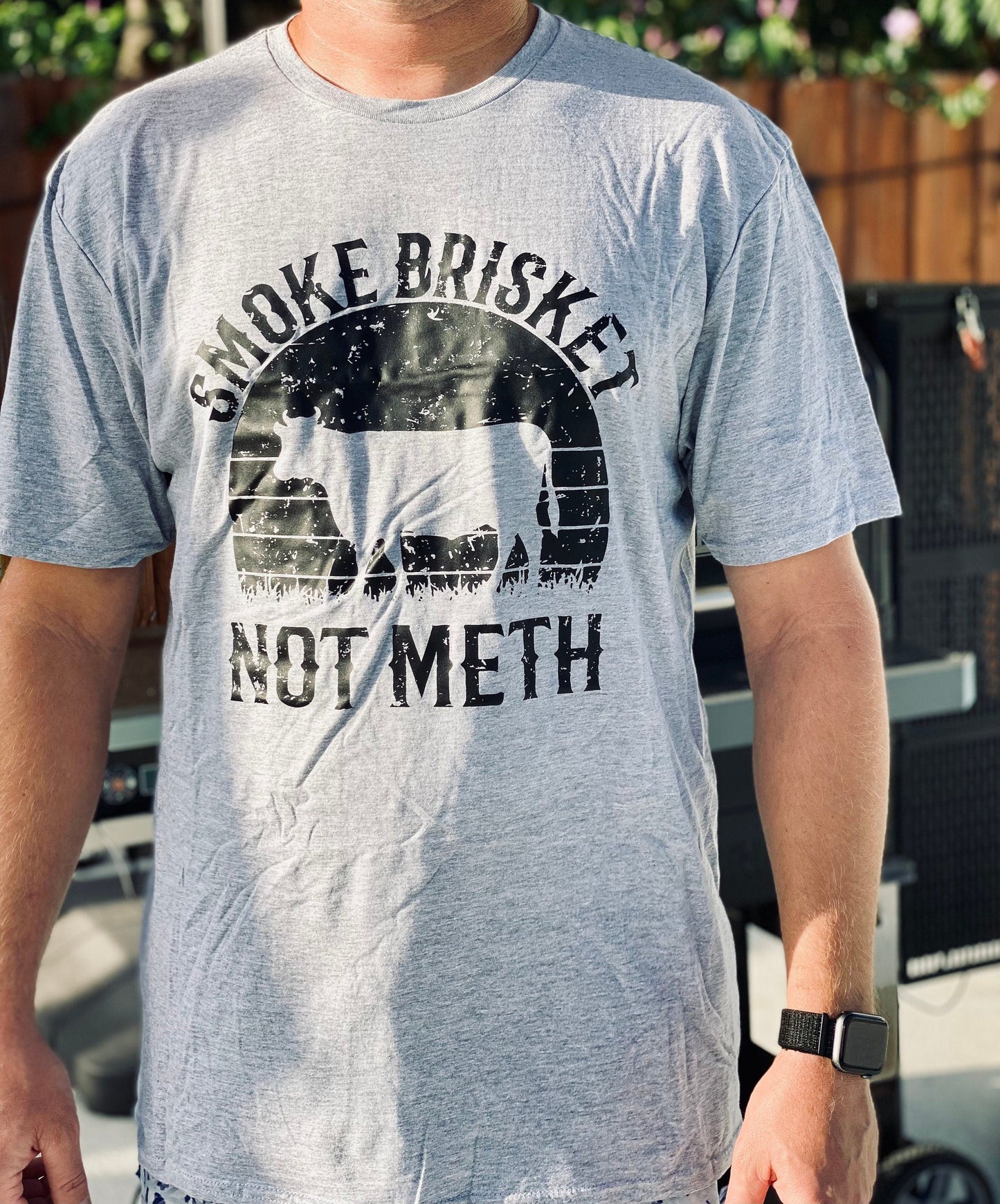 Smoke Brisket Not Meth | Smoker Shirt | Unisex T-shirt | Grill T-shirt | Fathers Day Gift | Dad gift