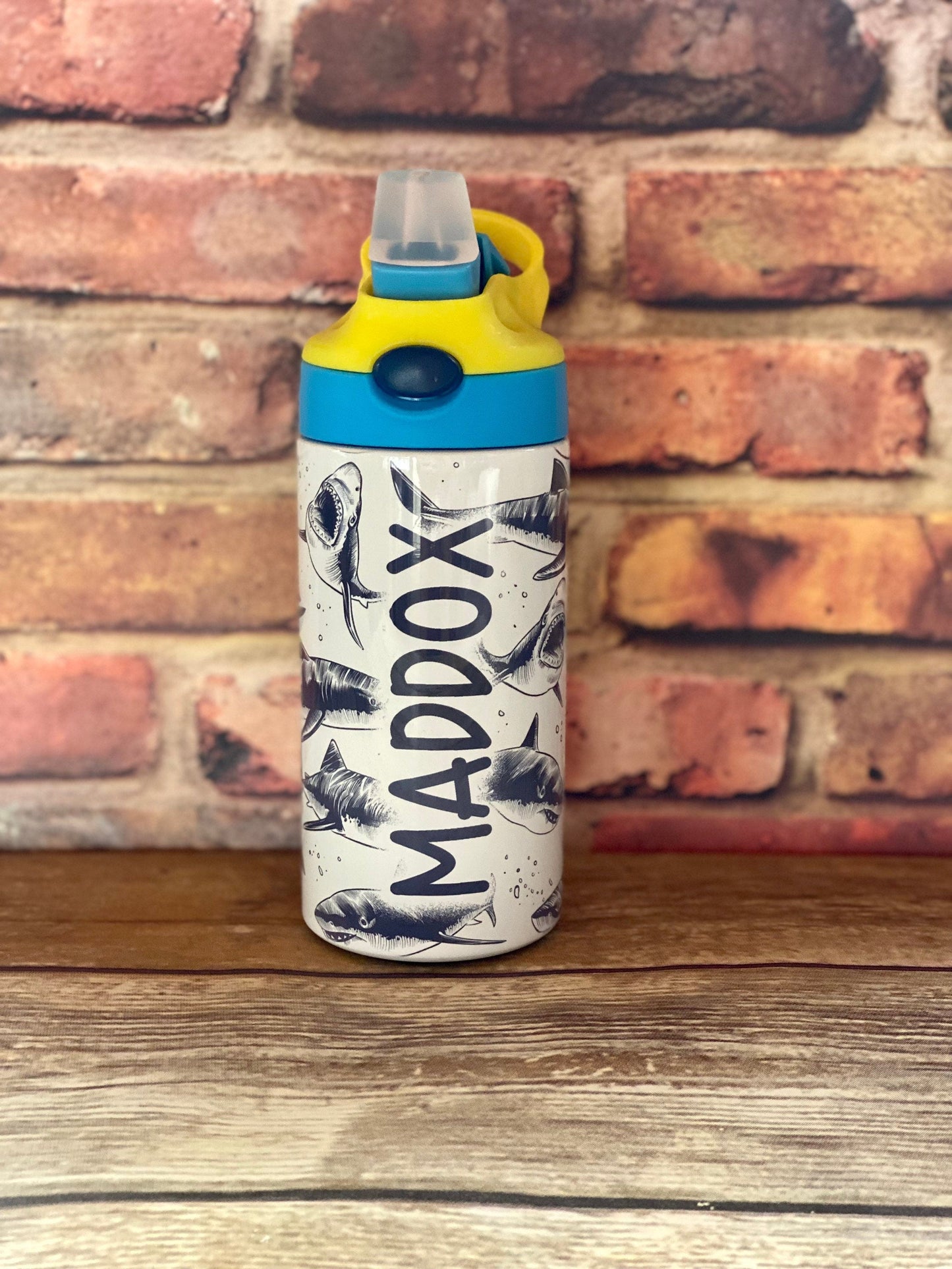 Sharks | Kids Tumbler | Kids Sippy Cup | Personalized Kids Tumbler | Ocean Theme