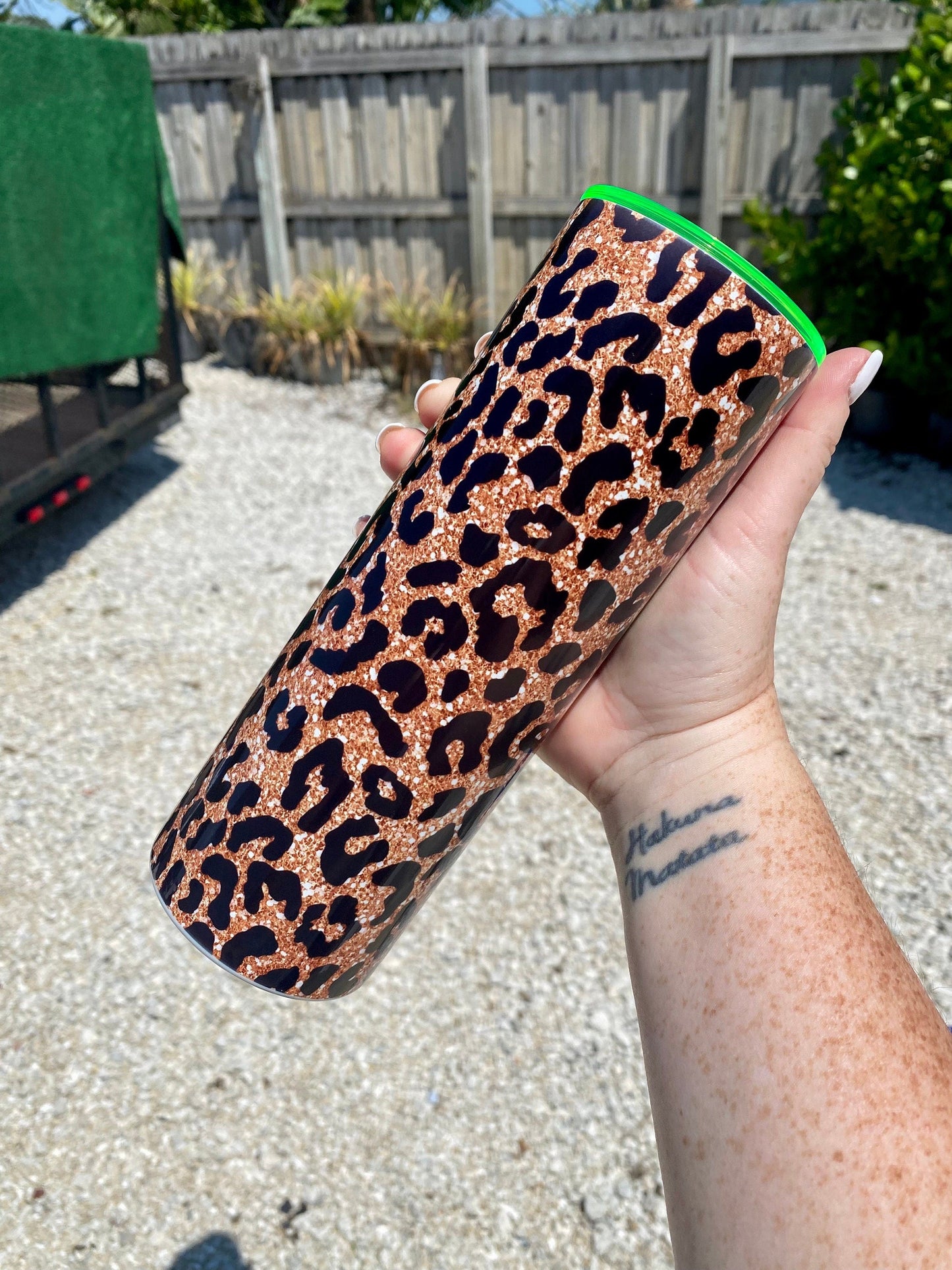 Mama | 20oz skinny tumbler | Leopard Print | Power Wash | Mother's Day Gift